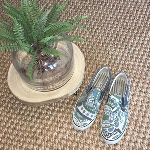 Sperry slip-on loafers 7 paisley